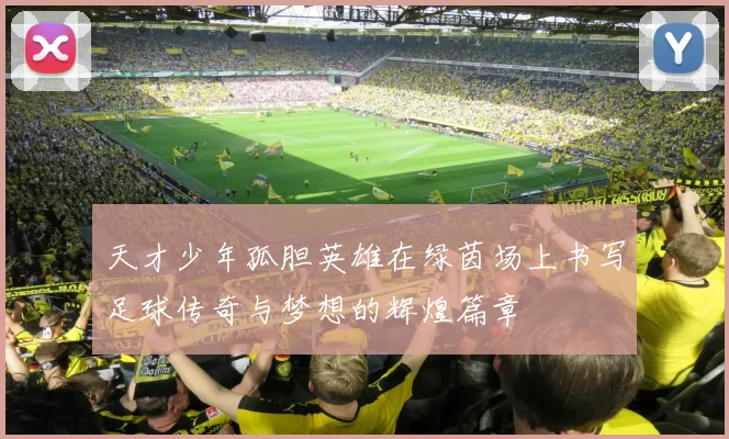 天才少年孤胆英雄在绿茵场上书写足球传奇与梦想的辉煌篇章