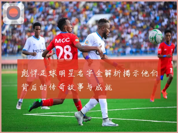 彪悍足球明星名字全解析揭示他们背后的传奇故事与成就
